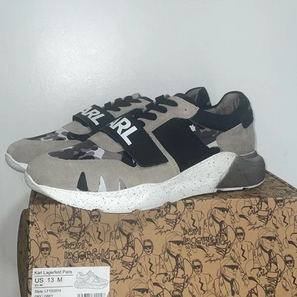 Karl Lagerfeld | Shoes | Karl Lagerfeld Camouflage Sneakers  display picture 1